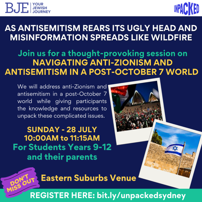 Navigating Anti-Zionism & Antisemitism in a post October 7 world 1